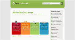 Desktop Screenshot of letsinthesun.co.uk